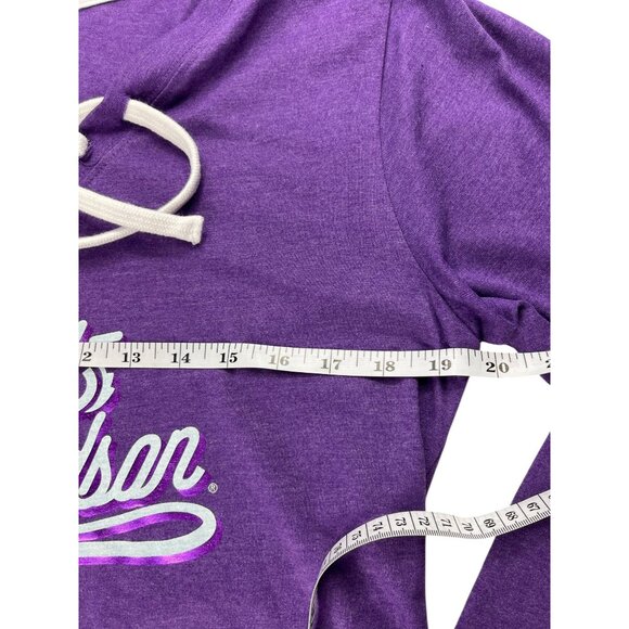 Harley-Davidson® Ornamental Foiled Detail Graphic Long Sleeve Shirt Size Large - Picture 6 of 13